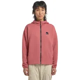 Jack Wolfskin Mogari Hooded FZ Women Fleecejacke mit Kapuze Damen Funktionsjacke, rot - L