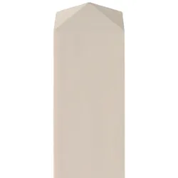 Zaunpfosten Vierkant Lärche Kopf 4-seitige Dachform, 7 Farben, 3 Längen-120 cm-kirschbaum 2