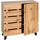 Mendler HWC-M46 88 x 80 x 34 cm Braun