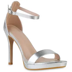 Damen High Heels in Silber
