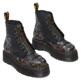Dr. Martens Sinclair black roses milled nappa 36