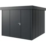 Hörmann Metall-Gerätehaus Juno JFD10 L-Sk 7016) 1-flg L Flachdach
