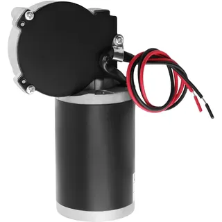 maXpeedingrods 24V DC Getriebemotor 45W, Scheibenwischermotor, Hohen Drehmoment Elektrischer Synchroner Zahnrad mit Linkem Getriebe für Torantrieb Fenster für Automatisch Tür Garage-Tisch
