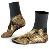 Seac Seal Skin, Camouflage 3 mm Neopren Socken, wärmende Socken für Freediving und Speerfischen