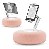 SupeDesk Tablet Halterung Kissen, Kindle Halter, ipad Ständer, Kindle Ständer, kompatibel mit 4,7-13" Kindle/Tablet/Handy, verstellbare Kindle Halterung für Bett, Sofa, Videos shauen, weich & bequem