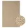 The CarPET Kansas Outdoor Teppich im Jute-look, für Terrasse, Natur, 060 x 090 cm