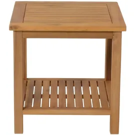 deluke Gartentisch 45 x 45 x 45 cm Braun