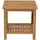 deluke Gartentisch 45 x 45 x 45 cm Braun