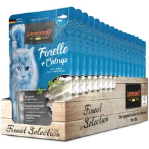LEONARDO Forelle + Catnip 16 x 85 g