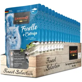 LEONARDO Forelle + Catnip 16 x 85 g