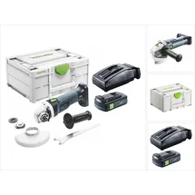 Festool AGC 18-125 EB-Basic inkl. 1 x 3,0 Ah + Ladegerät + Systainer