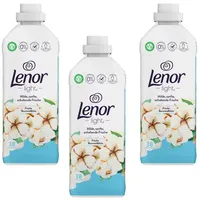 Lenor light Weichspüler Frische Baumwollblüte 3x 950ml 36 WL lange Milde Frische