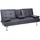 Mendler Schlafcouch Kunstleder 3-Sitzer Braun