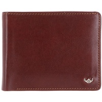 Golden Head Colorado Classic Billfold Wallet with Zipped Coin Compartment tabacco