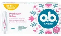 o.b.® Comfort Tampons périodiques Normal Tampon(S) 32 pc(s)