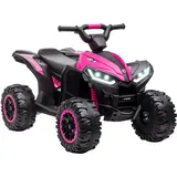 Homcom Kinder-Elektroquad 12V Elektro Quad rosa (1-tlg)