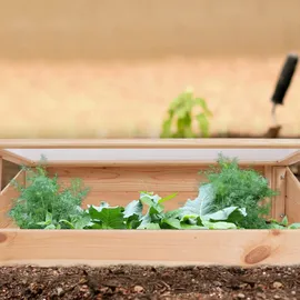 Esschert Design Frühbeetaufsatz für Hochbeet, 78 x 42 cm,