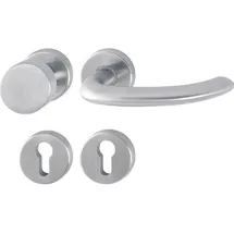 HOPPE Rosettengarnitur Edelstahl Silber