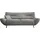 Home Affaire 3-Sitzer "Drago" grau B:205cm H:81cm T:90cm, 100% Polyester, Sofas frei im Raum stellbar, inkl. 1 Zierkissen