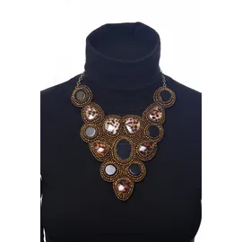 COLLEZIONE ALESSANDRO Opulente Statementkette Anabelle " in braun | Gr.: onesize,