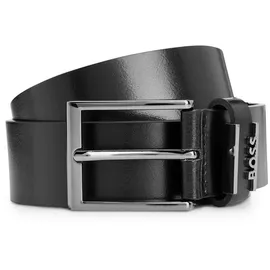 Boss Herrengürtel Leder schwarz 100 cm