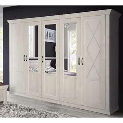 Kleiderschrank KASHMIR - weiß