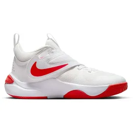 Nike Team Hustle D 11 Basketballschuhe Kinder 102 summit white/track red-white 38.5