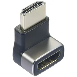 SpeaKa Professional SP-11302012 HDMI Adapter [1x HDMI-Stecker - 1x HDMI-Buchse] Schwarz, Silber UHD