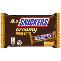 SNICKERS Creamy Peanut Butter Schokoriegel 4 Stück