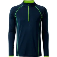 Daiber Funktionsshirt Langarm JN498 & M navy/bright-yellow