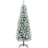 Homcom Künstlicher Grün, Metall, Kunststoff, 183 cm Dekoration, Weihnachtsdekoration, Weihnachtsbäume & Zubehör