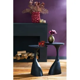 Light & Living Light & Living, Beistelltisch, Macau Mat Schwarz, - 40x33x61 cm,