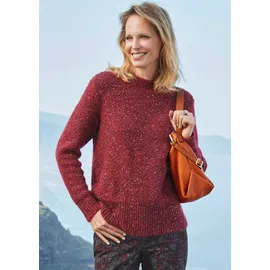 GOLDNER Rundhalspullover Rot 50