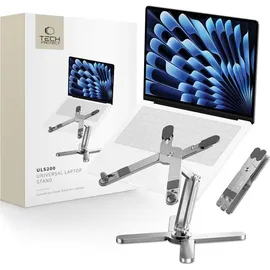 TECH-PROTECT ULS200 universal stand for laptops bis 16 Zoll, Silber