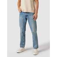 Straight Fit Jeans aus Bio-Baumwolle, Hellblau, 31/32