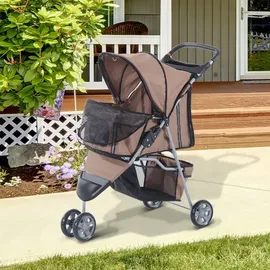 PawHut Hundebuggy Braun onesize