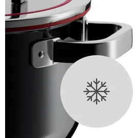 WMF Fusiontec Functional Stielkasserolle 16 cm mit Deckel