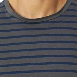 SCHIESSER Pyjama in Blau/Grau M