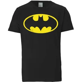 LOGOSHIRT Batman Logo Schwarz XXL
