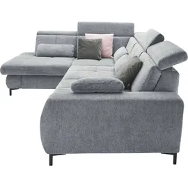 Set One by Musterring Ecksofa »SO 3400 Sitzhöhe 47cm oder 49cm, Sitztiefe verstellbar, B/T 317/220 cm« Kaltschaumpolsterung, Flachgewebe, whlw. mit Funktionen, Sitzhöhe 47