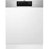 AEG FES7574APM Einbau-Geschirrspüler (teilintegrierbar, 600 mm breit, Edelstahl)