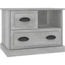 vidaXL Nachtschrank Betongrau 60 x 39 x 45 cm Grau
