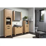 trendteam Follow Badkombination 215 x 196 x 35 cm Artisan Eiche/Grau