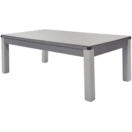 vente-unique Multifunktionstisch Billard & Tischtennis - 213 x 112 x 81,5 cm - Grau - BALTHAZAR