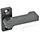 ganter norm Sperrriegel 4 Raststellungen Schwarz 55mm