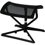 FineBuy Ottoman Beinauflage Schwarz