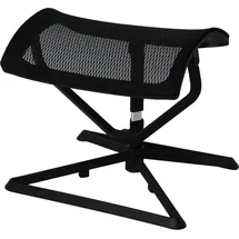 FineBuy Ottoman Beinauflage Schwarz