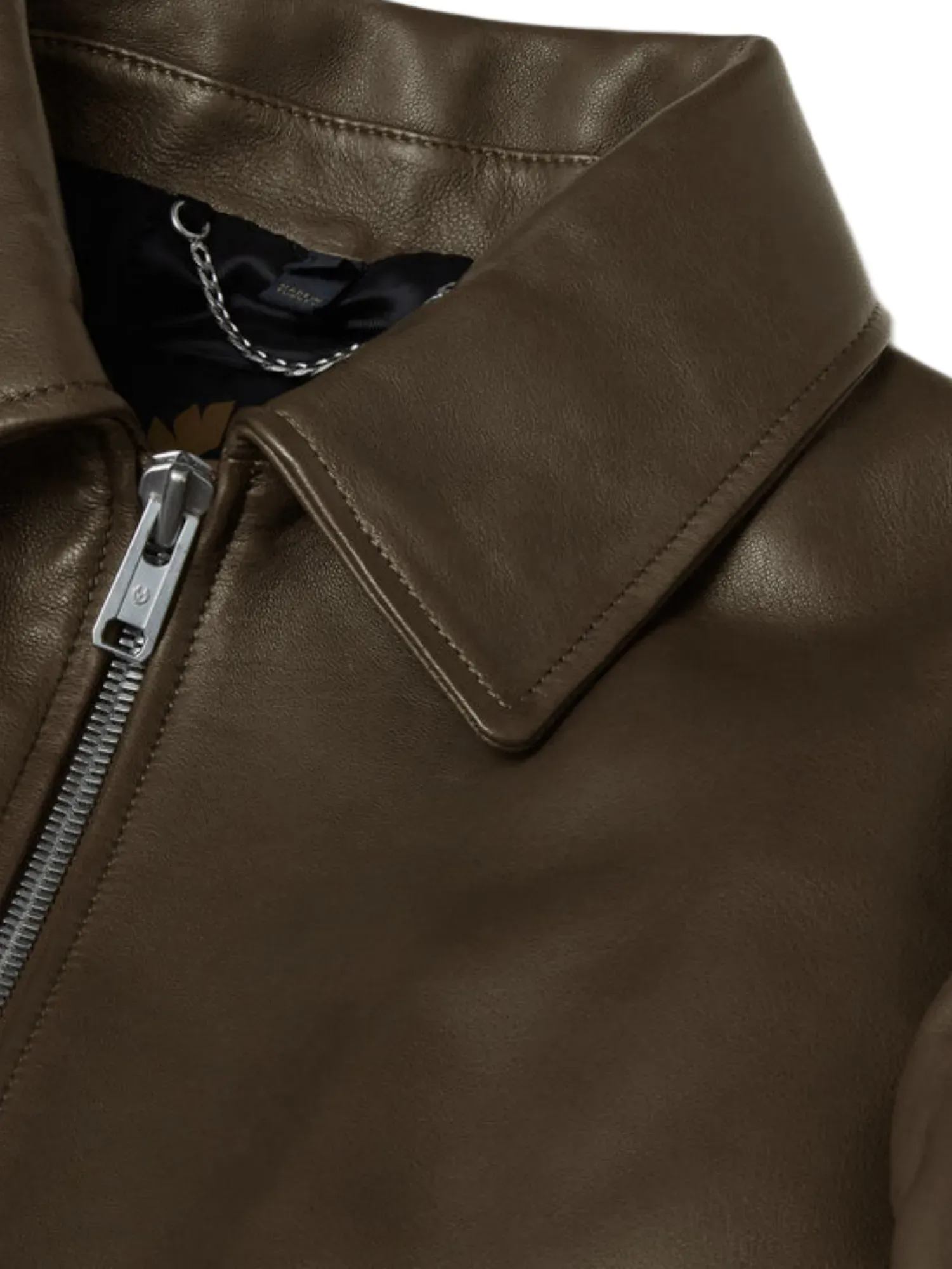 Lederjacke Track Racer Braun 3XL
