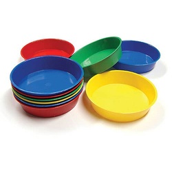 Bunte Schalen, 10 Stück (pro Set 10) Bastelmaterial