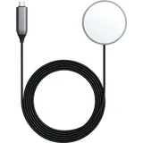 Satechi Magnetic Wireless Charging Cable space gray